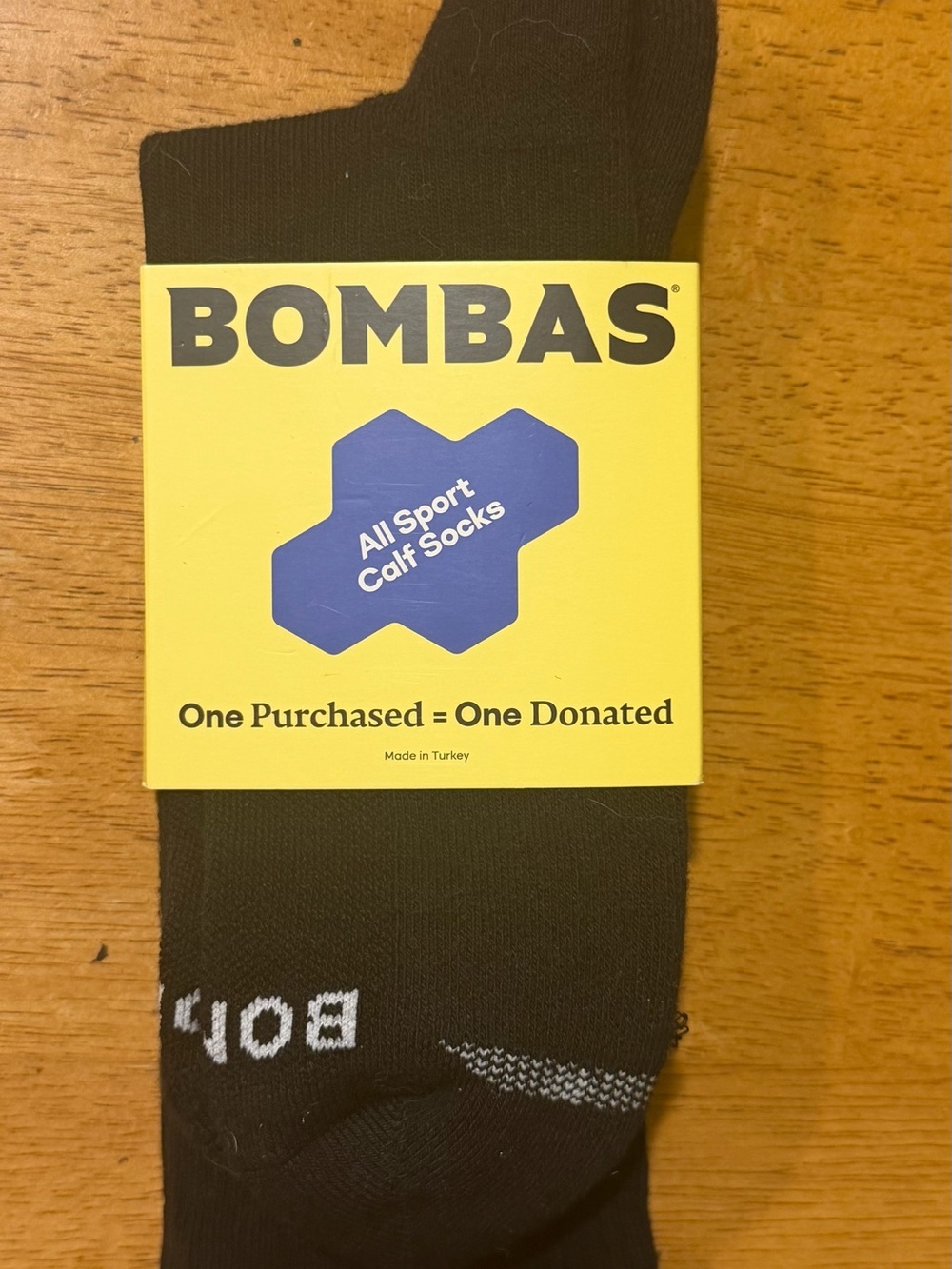 Bombas Black All Sport Calf Socks